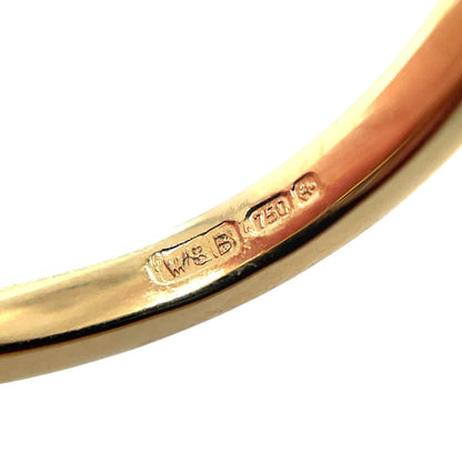 18ct Yellow Gold Diamond Trilogy Ring (M1/2)