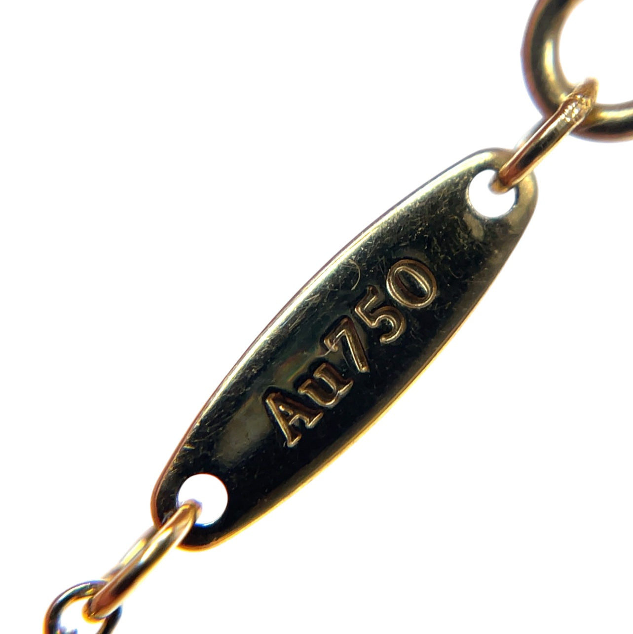 18ct Yellow Gold Tiffany & Co. Diamond Solitaire Necklace (16")