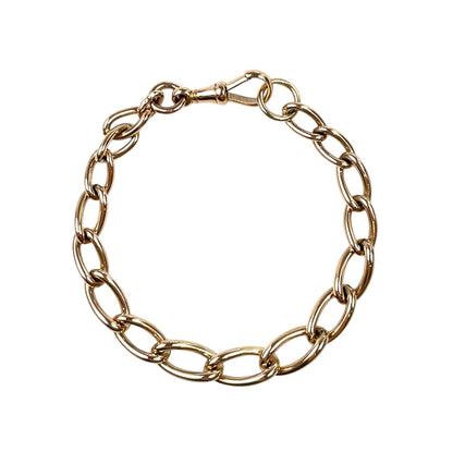 9ct Yellow Gold Fancy Link Bracelet (7")