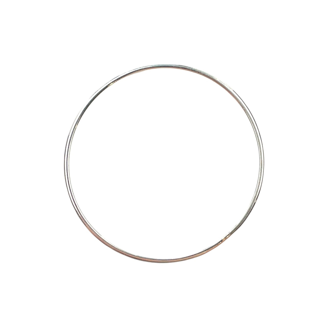 Silver Solid Engraved Court Bangle