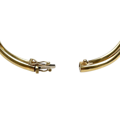 9ct Yellow Gold Double Strand Hollow Bangle
