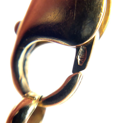 9ct Gold Heavy Curb Link Bracelet (9")