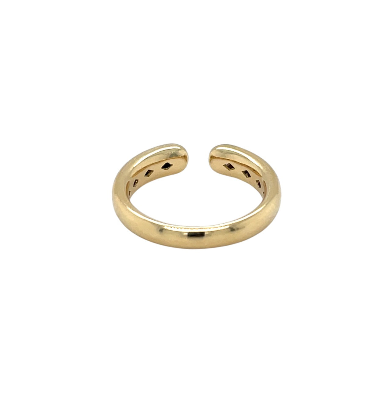 18ct Yellow Gold Open Diamond Ring (M)