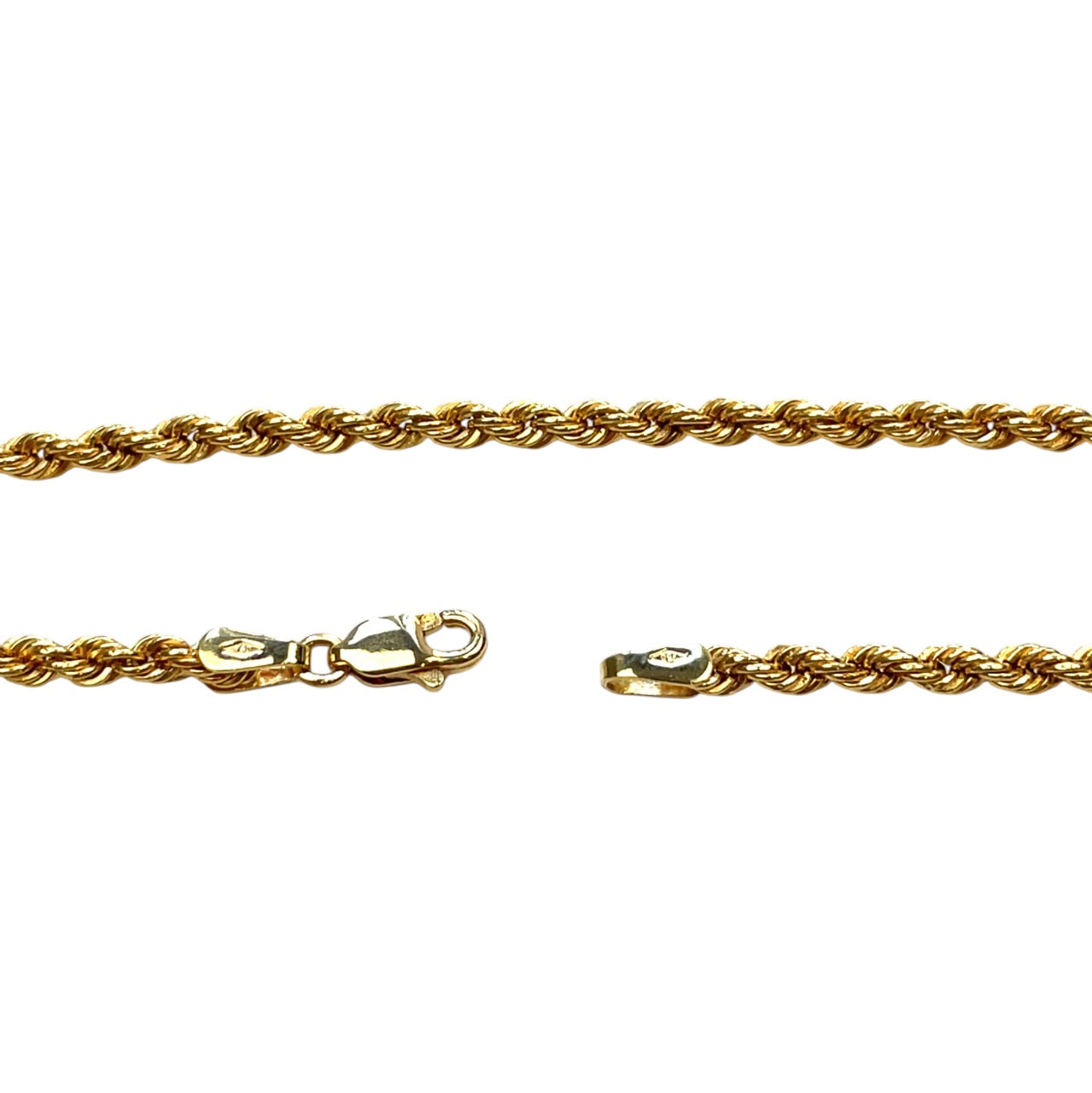 18ct Yellow Gold Rope Chain (17")
