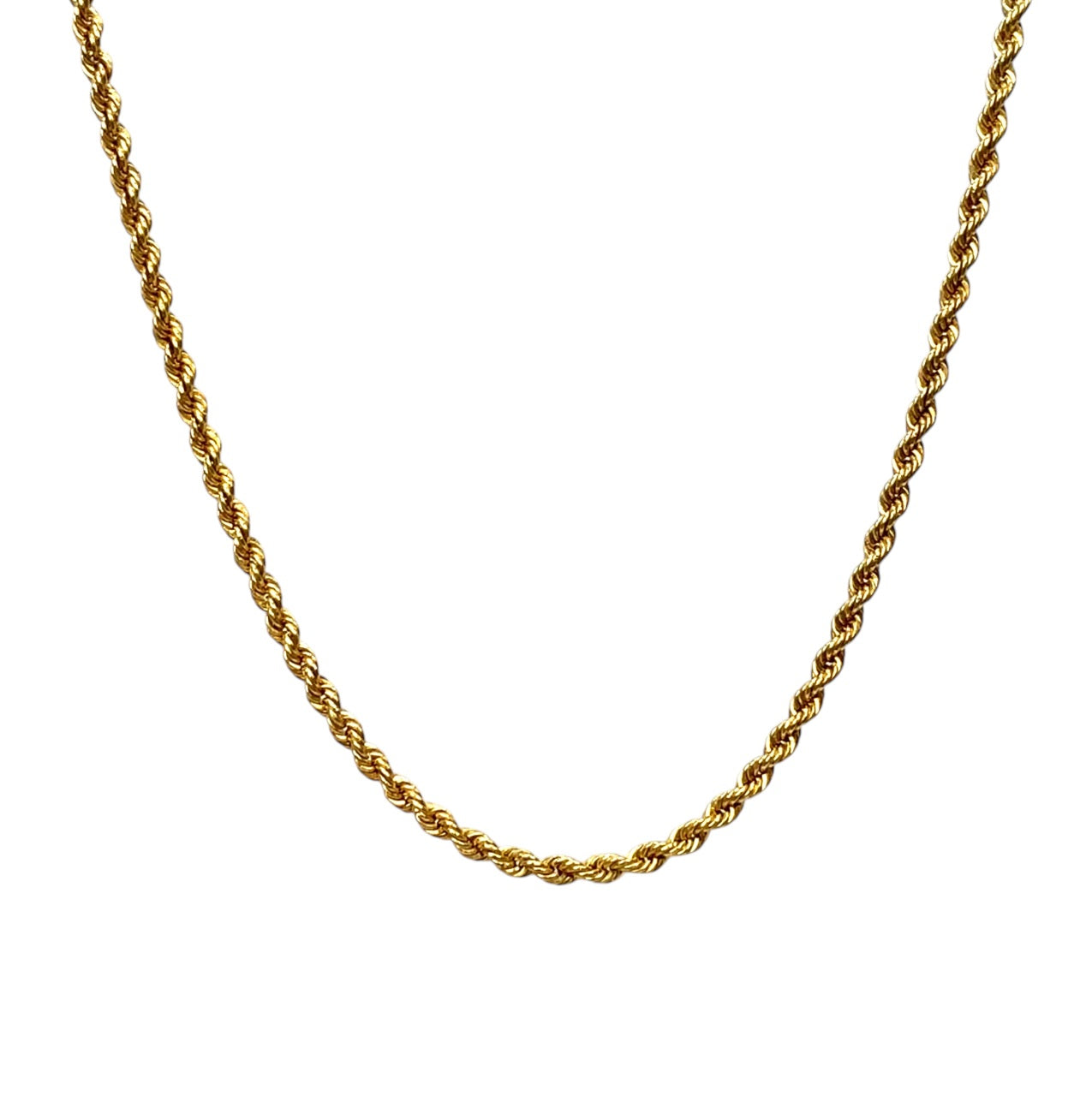 18ct Yellow Gold Rope Chain (17")