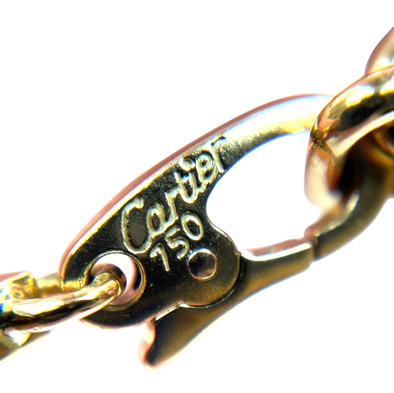 18ct Yellow Gold Cartier Santos Charm Bracelet (7.5")
