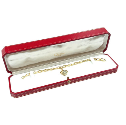 18ct Yellow Gold Cartier Santos Charm Bracelet (7.5")