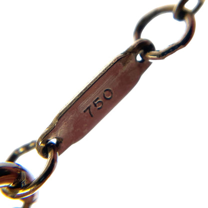 18ct White Gold Tiffany & Co Diamond Key Pendant & Chain (30")