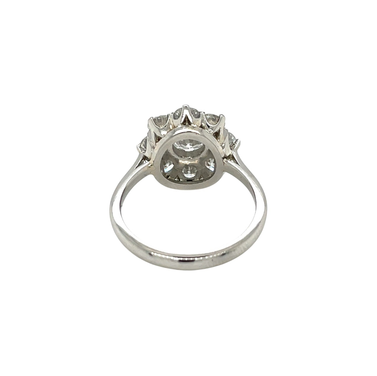 Platinum Diamond Cluster Ring (M)