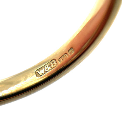 18ct Yellow Gold Radiant & Pear Cut Diamond Trilogy Ring (N)