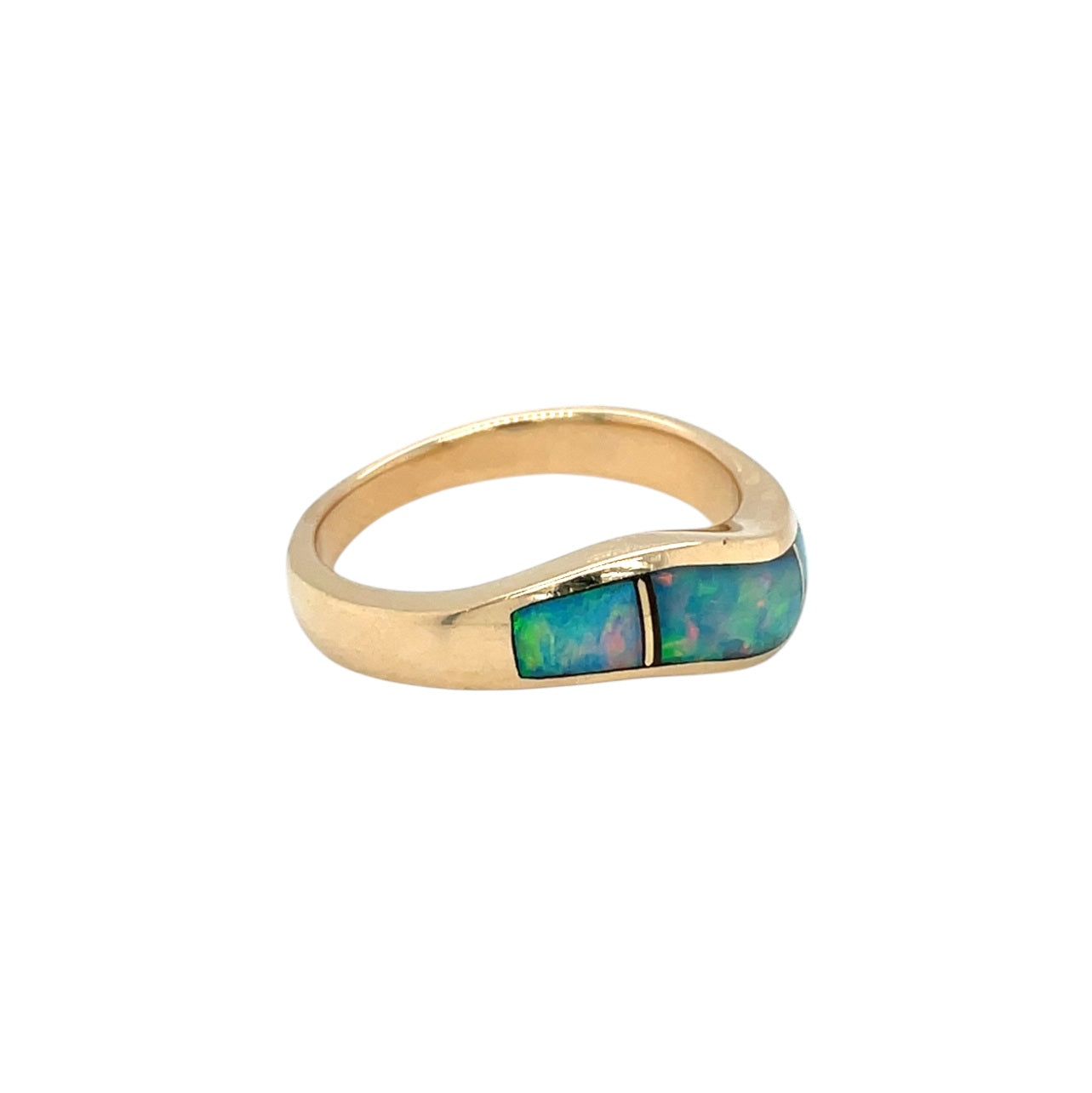 18ct Yellow Gold Opal Ring (P)
