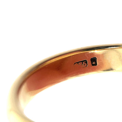 9ct Yellow Gold Round Signet Ring (I)