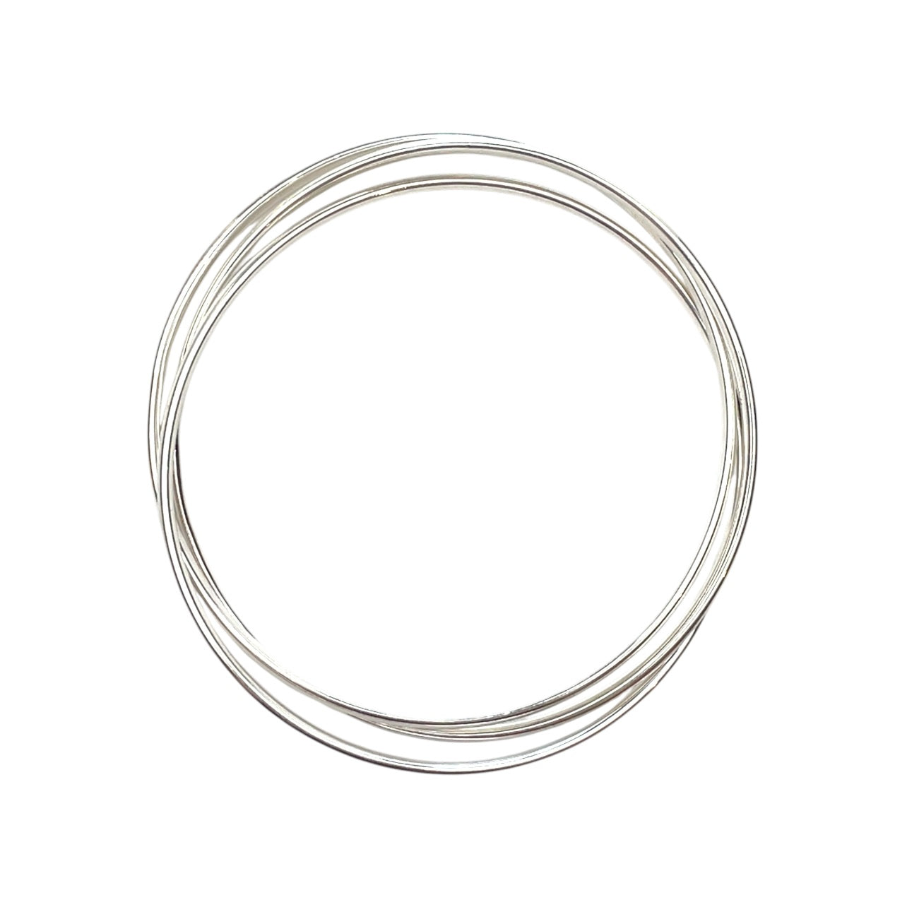 Sterling Silver Russian Court Bangle