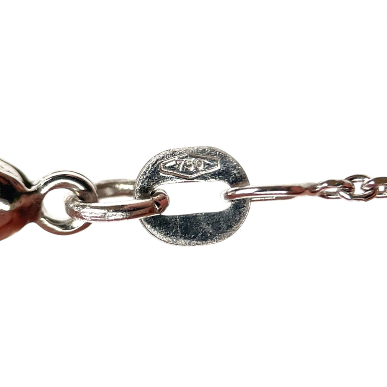 18ct White Gold Ruby & Diamond Pendant & Chain (16")