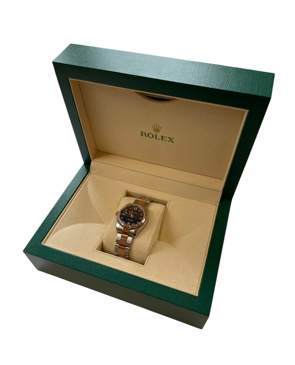 Rolex Datejust 31 Rose Gold & Stainless Steel Watch Model 178241
