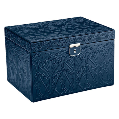 WOLF X LIBERTY All Over Ianthe Large Jewellery Box - Navy