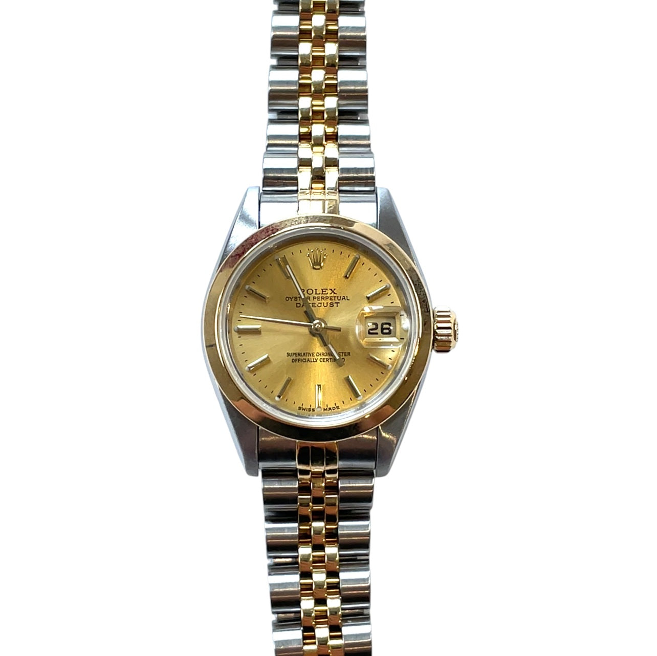 Rolex Lady-Datejust Bi-Metal Watch Model 69163
