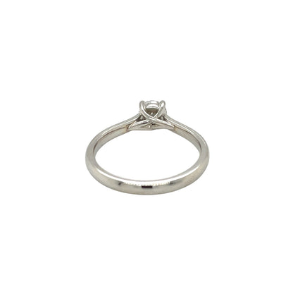 Platinum Diamond Single Stone Ring (N)