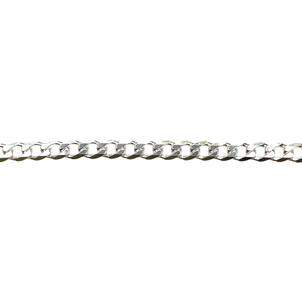 Silver Curb Bracelet (8.5”)