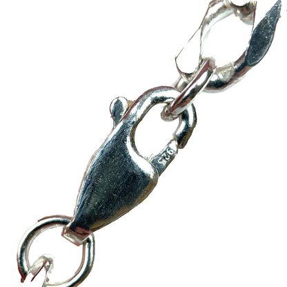 Silver Curb Bracelet (8.5”)