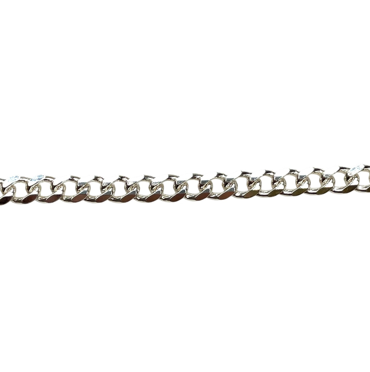 Silver Curb Bracelet (8.5”)