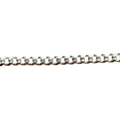 Silver Curb Bracelet (8.5”)