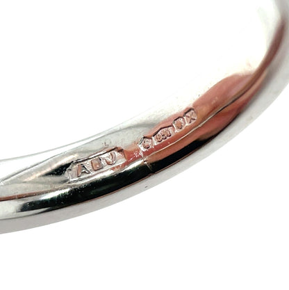 Platinum Round & Baguette Cut Diamond Half-Set Eternity Ring (L1/2)
