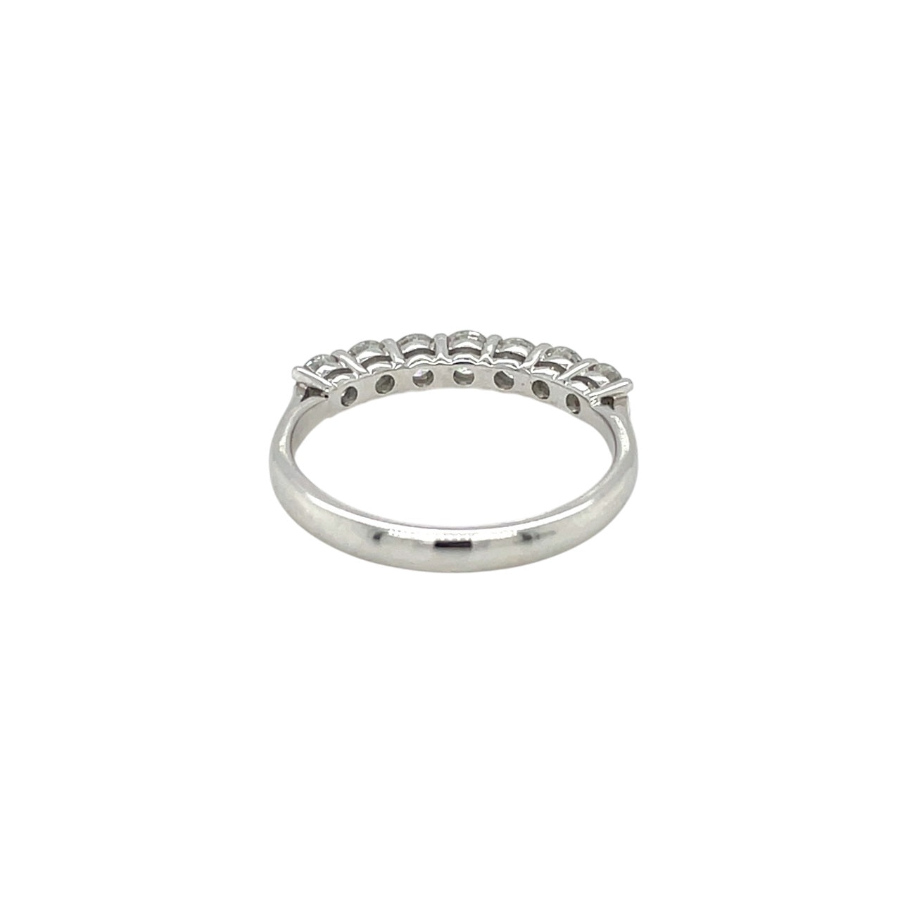 18ct White Gold Diamond 1/4 Eternity Ring (M)