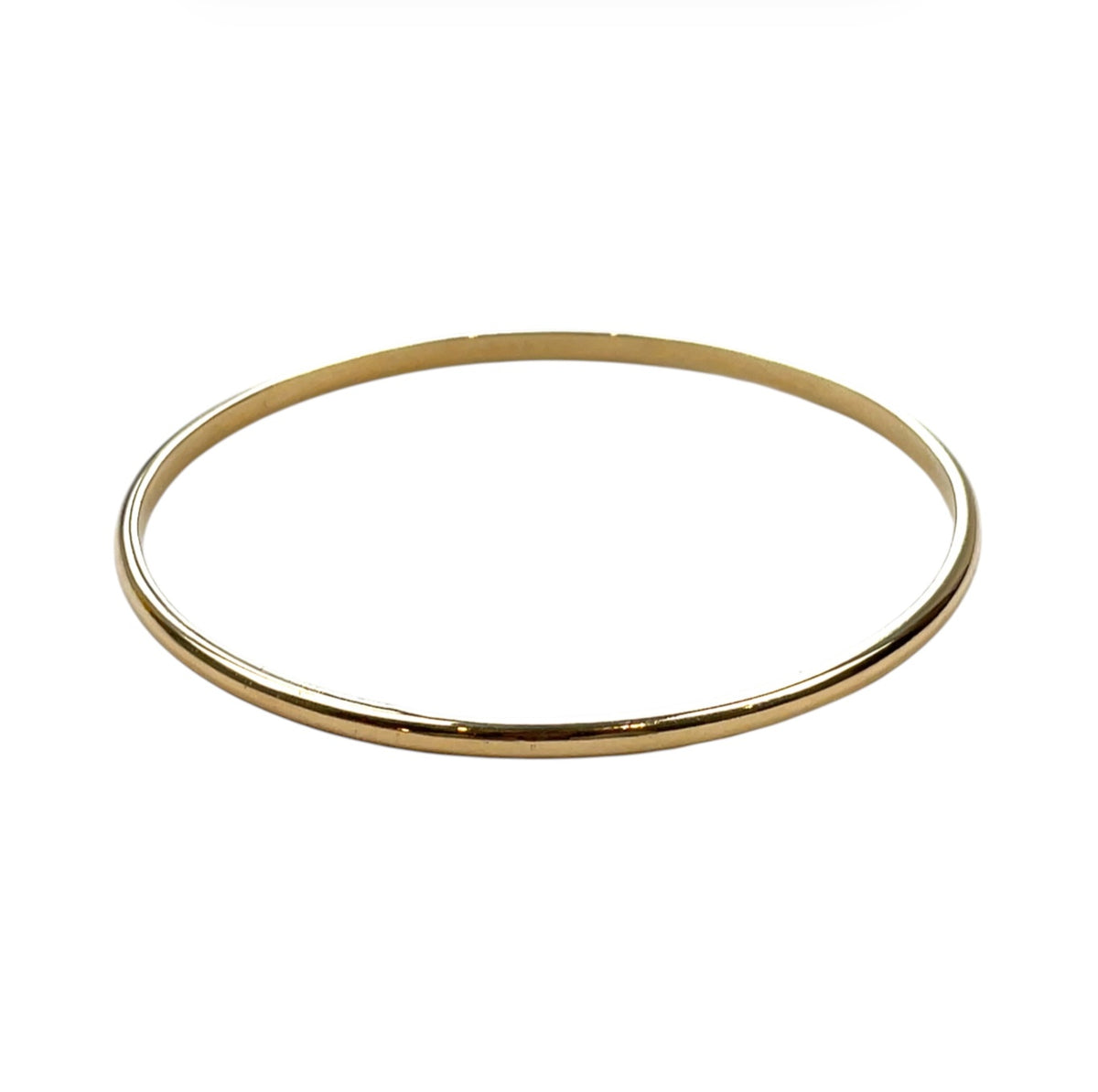 18ct Yellow Gold Bangle (70mm)