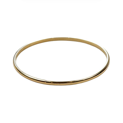 18ct Yellow Gold Bangle (70mm)
