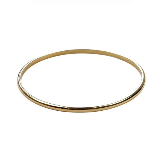 18ct Yellow Gold Bangle (70mm)
