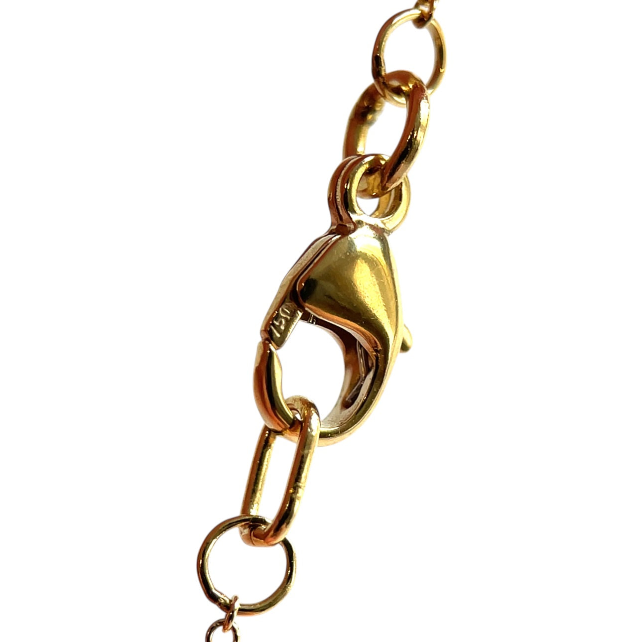 18ct Yellow Gold Diamond Set Double Circle Pendant & Chain (18”)