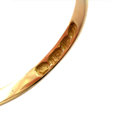 18ct Yellow Gold Sapphire Cross Ring (M1/2)