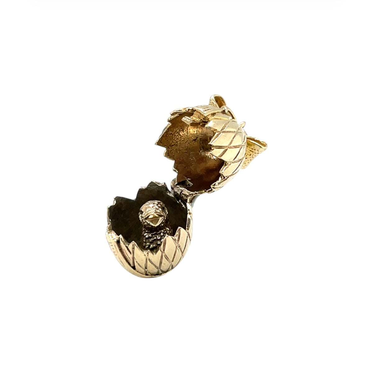 9ct Yellow Gold Opening Egg Charm