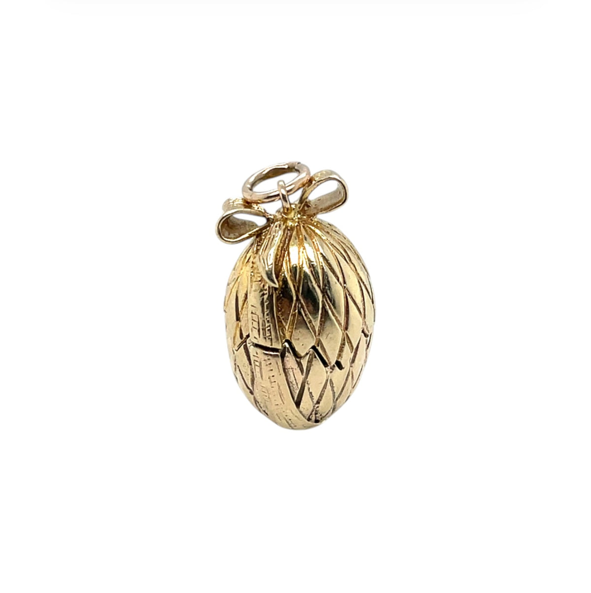 9ct Yellow Gold Opening Egg Charm