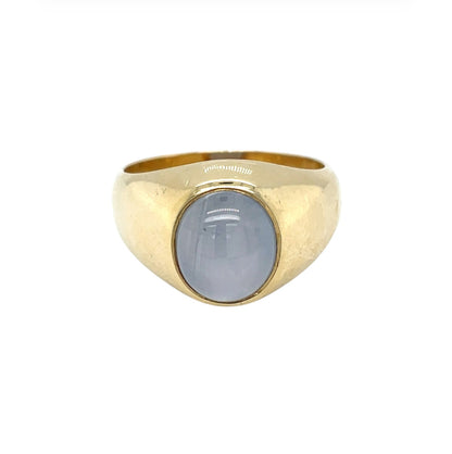 18ct Yellow Gold Star Sapphire Ring (W)