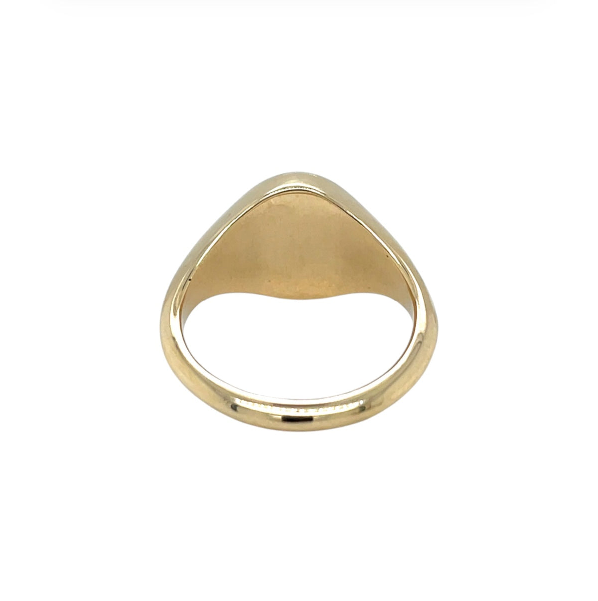 18ct Yellow Gold Oval Signet Ring (P)