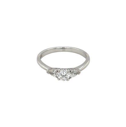 Platinum Diamond Ring (N)