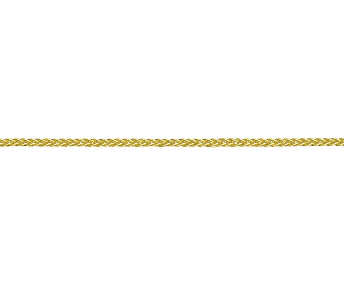 9ct Yellow Gold Spiga Chain (18")