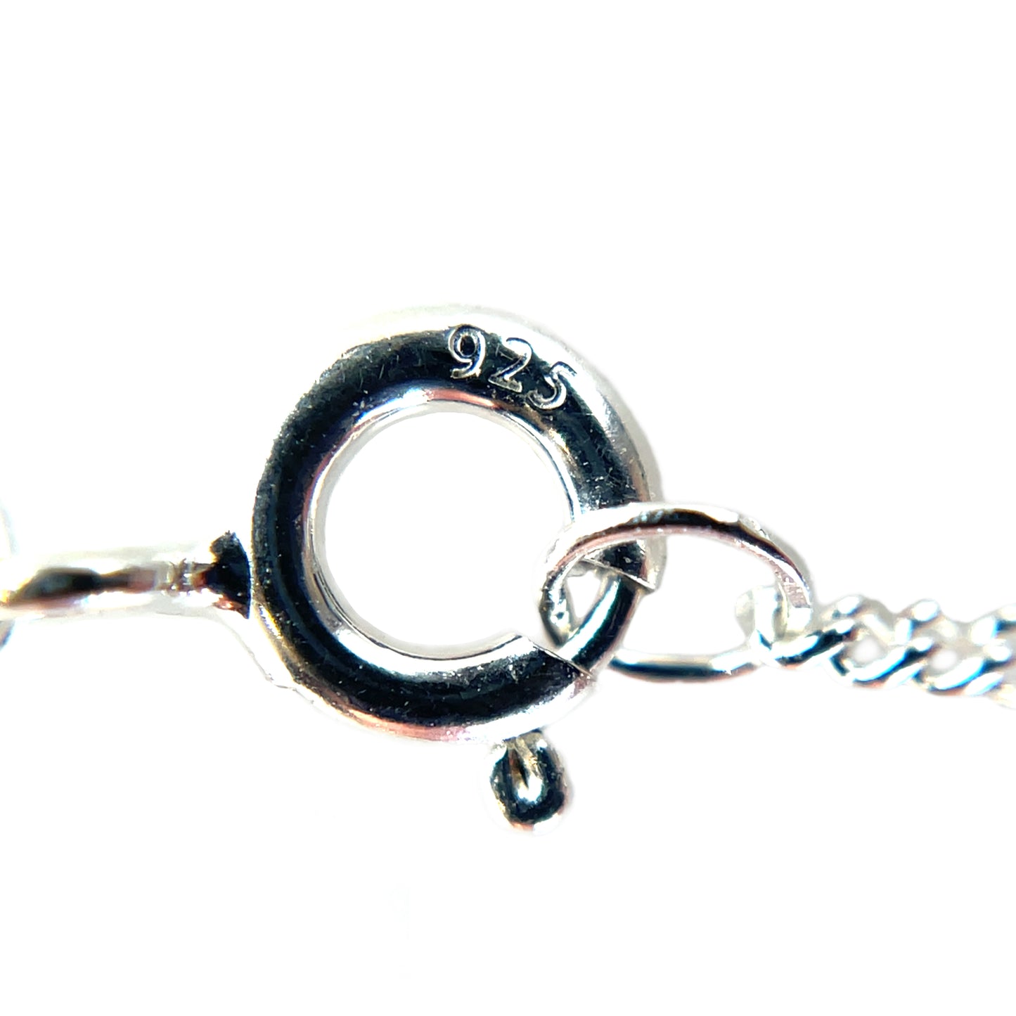 Silver St Christopher Cutaway Pendant & Chain (16-18")