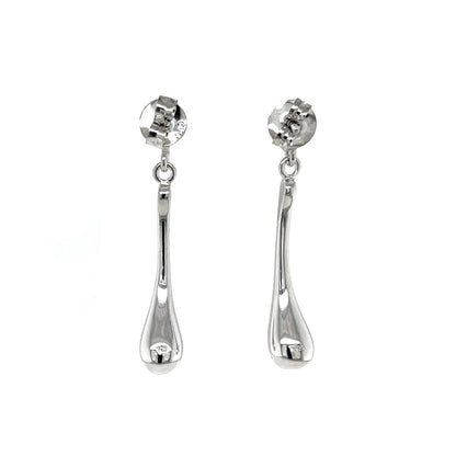 Silver Water Drop 'totty' Earrings