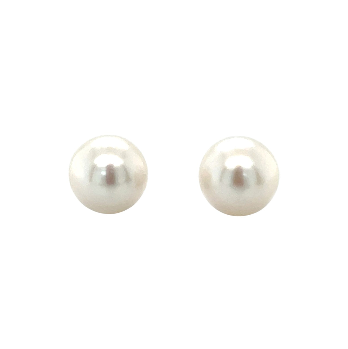 18ct Yellow Gold Large Freshwater Pearl Stud Earrings (12mm)