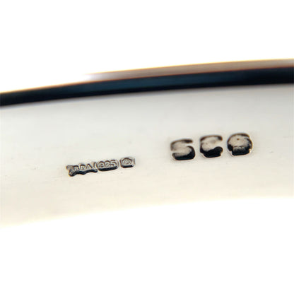 Silver & 9ct Yellow Gold Articulated Bangle