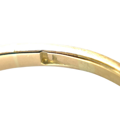 18ct Yellow Gold & Platinum Diamond Solitaire Ring (P1/2)