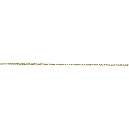 9ct Yellow Gold Spiga Chain (25")