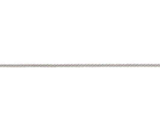 White Gold Spiga Chain (16 inch)