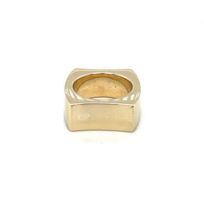 9ct Yellow Gold Square Band