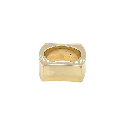 9ct Yellow Gold Square Band (I1/2)