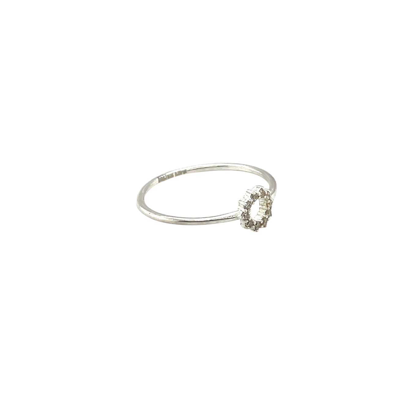 Silver & Diamond Infinity Ring (M1/2)