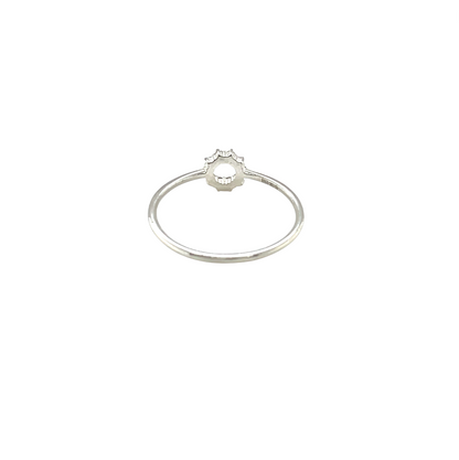 Silver & Diamond Infinity Ring (M1/2)